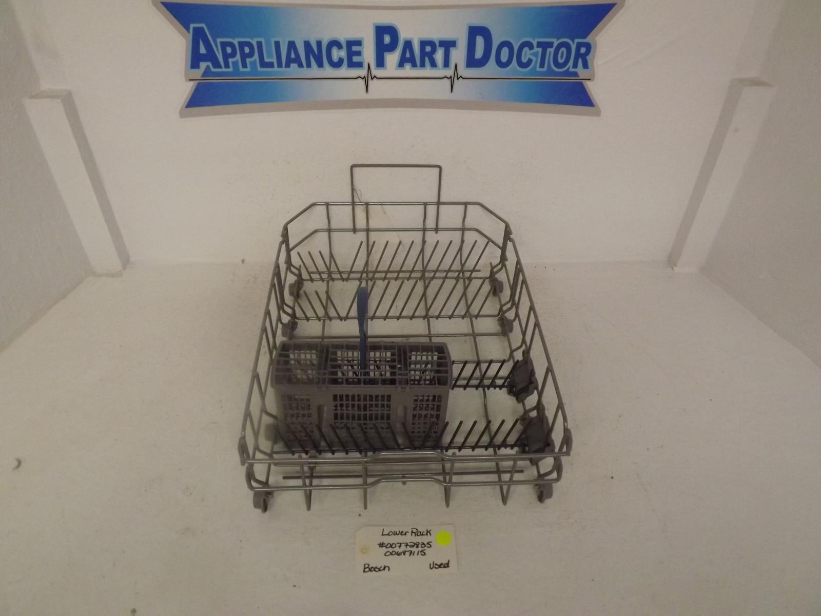 Bosch Dishwasher 0072835 00687115 00481957 Lower Rack Used Bosch Dishwasher 0072835 00687115 00481957 Lower Rack Used